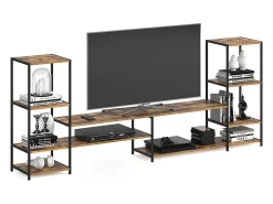 Vicco Móvel De Tv*Lowboard madeira antiga 226x34x93 fyrk Castanho