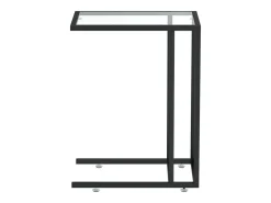 Mesa apoio ao computador 50x35x65 cm vidro temp.^vidaxl Outlet