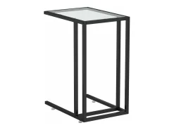 Mesa apoio ao computador 50x35x65 cm vidro temp.^vidaxl Outlet