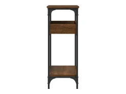 vidaxl Consola*Mesa consola c/ prateleira derivados madeira carvalho castanho Natural claro