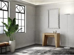 New Mesa consola extensível 90x48/204 cm Anvar Small carvalho natural Consola