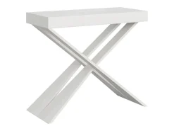 Best Mesa consola extensível 90x40/196 cm Diago Small Cinza Branca quadro Consola