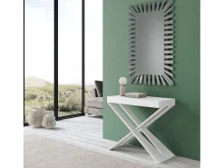 Best Mesa consola extensível 90x40/196 cm Diago Small Cinza Branca quadro Consola