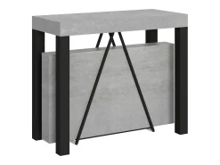 Best Mesa consola extensível 90x40/300 cm Tiris cimento quadro antracite Consola