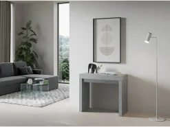 Mesa consola extensível 90x40/196 cm Roxell Small Cimento^ITAMOBY Discount