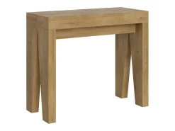 ITAMOBY Consola*Mesa consola extensível 90x40/300 cm Naxy Carvalho Natural Natural claro