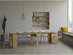 Mesa consola extensível 90x48/308 cm Basic Carvalho Natural^ITAMOBY Outlet