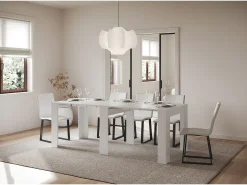 Mesa consola extensível 90x25/181 cm Slick Cinza Branca*ITAMOBY Sale