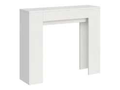 Mesa consola extensível 90x25/181 cm Slick Cinza Branca*ITAMOBY Sale