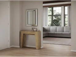 ITAMOBY Consola*Mesa consola extensível 90x25/181 cm Narrow Carvalho Natural Castanho