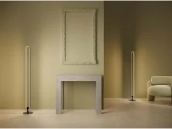 Mesa consola extensível 90x42/302 cm Bora cimento*Ityhome Hot