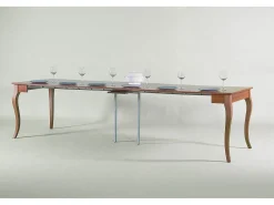 Mesa consola extensível 90x48/308 cm Olanda Nogueira^ITAMOBY Discount