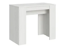 Mesa consola extensível 90x48/308 cm Basic Cinza Branca*ITAMOBY New