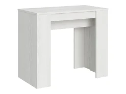 Mesa consola extensível 90x48/308 cm Basic Cinza Branca*ITAMOBY New