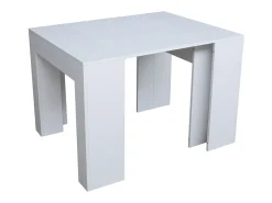 Mesa consola extensível 90x49/307 cm Extra Cinza Branca extensões internas*ITAMOBY Clearance