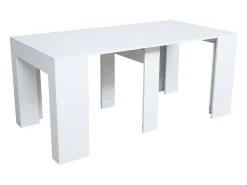 Mesa consola extensível 90x49/307 cm Extra Cinza Branca extensões internas*ITAMOBY Clearance