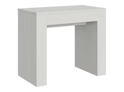 Mesa consola extensível 90x49/307 cm Extra Cinza Branca extensões internas*ITAMOBY Clearance