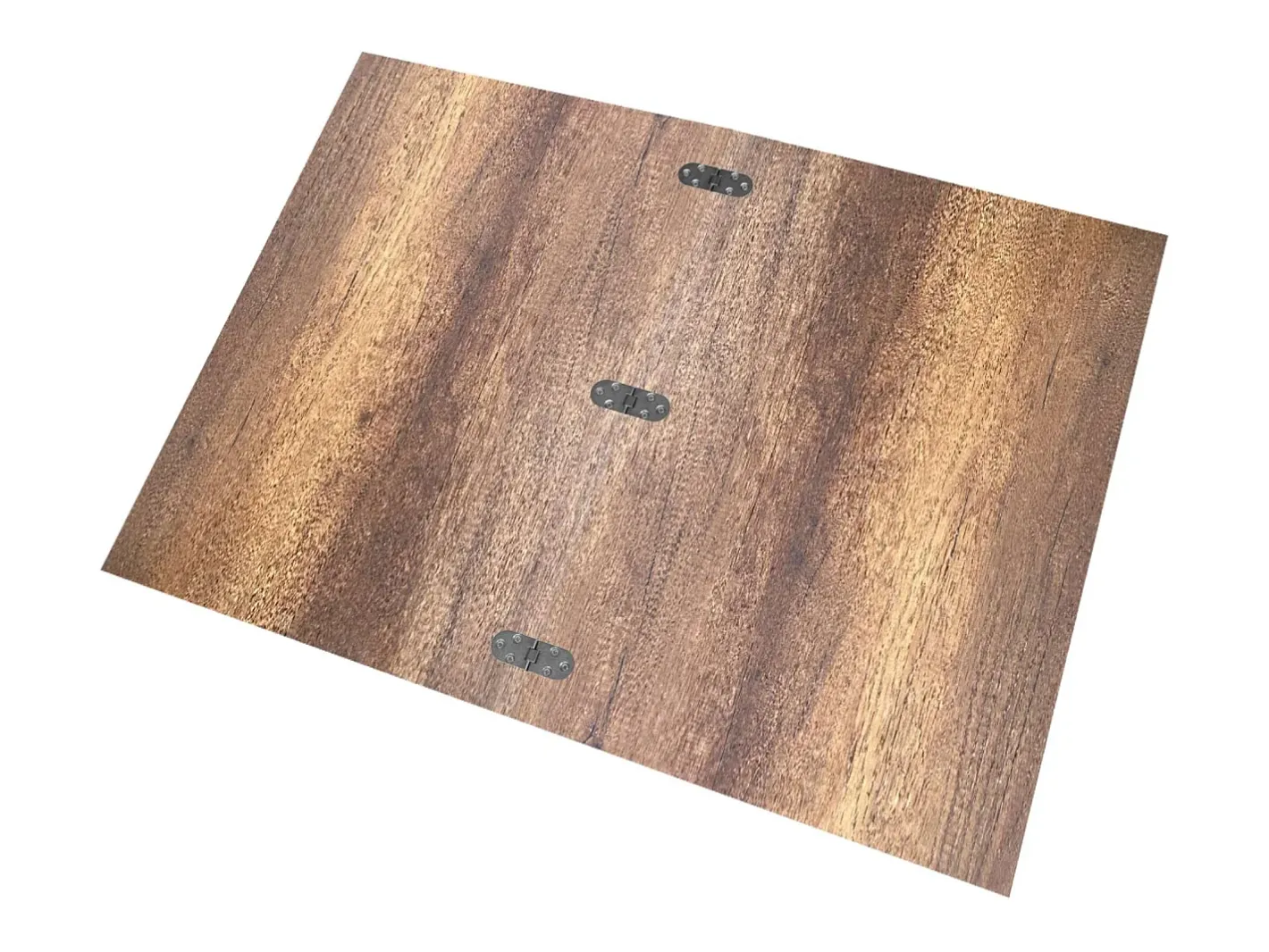 Mesa consola extensível 90x49/307 cm Extra Nogueira extensões internas*ITAMOBY Online