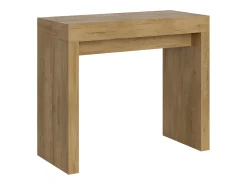 ITAMOBY Consola*Mesa consola extensível 90x40/300 cm Roxell Carvalho Natural Natural claro