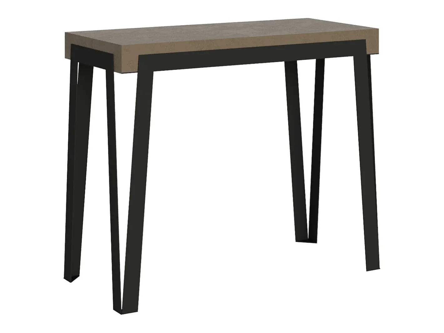 Mesa consola extensível 90x40/300 cm Rio Tortora quadro Antracite*ITAMOBY Best