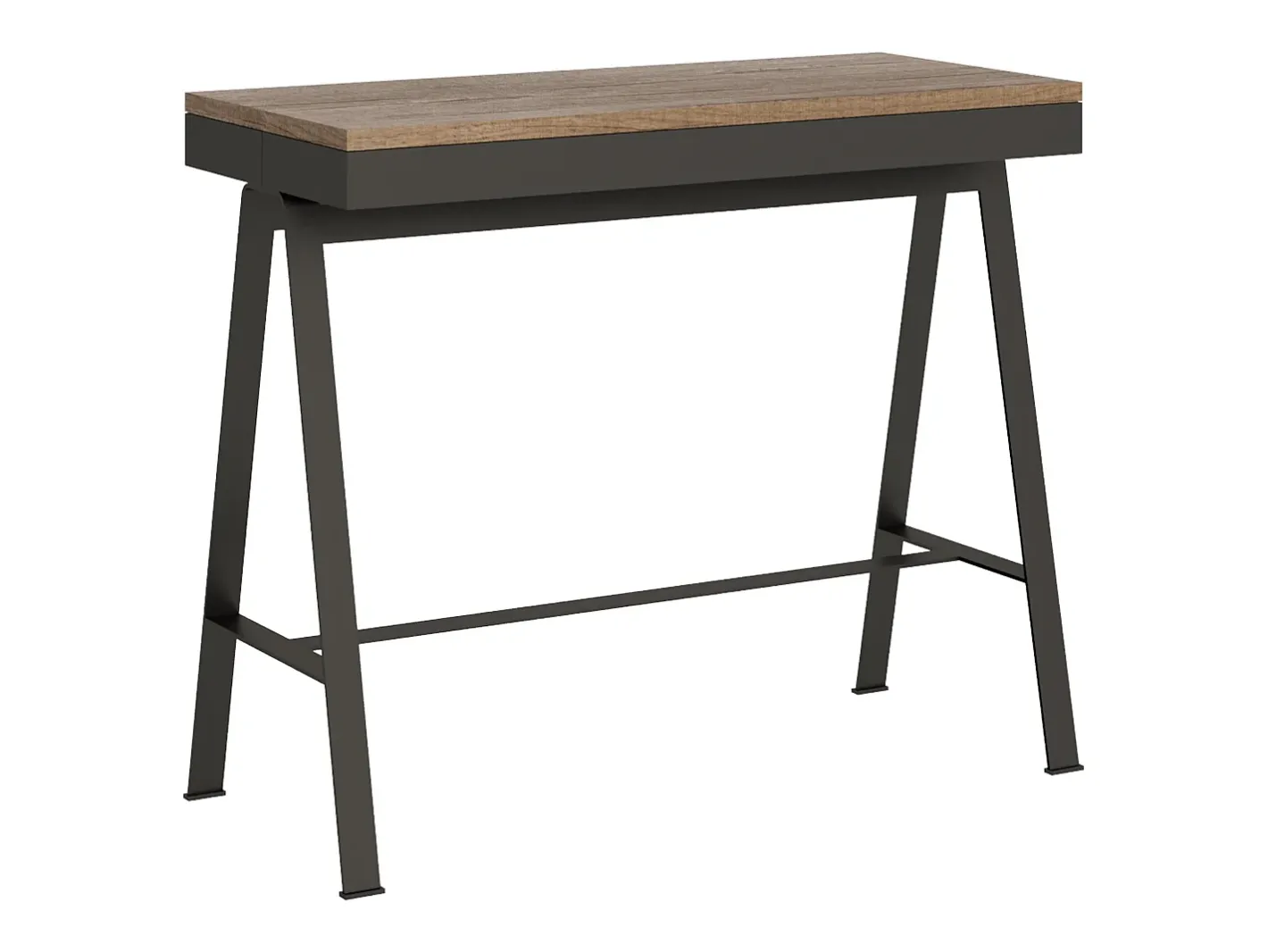 Sale Mesa consola extensível 90x40/300 cm Banco Evolution Carvalho Natural quadro Antracite Consola