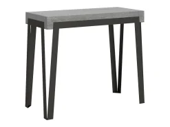 Mesa consola extensível 90x40/300 cm Rio Cimento quadro Antracite^ITAMOBY Sale