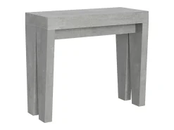 Mesa consola extensível 90x40/300 cm Spimbo Cimento*ITAMOBY Online