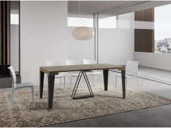 Mesa consola extensível 90x40/196 cm Algo Small tortora quadro antracite^Ityhome Discount