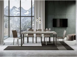 Sale Mesa consola extensível 90x40/300 cm Everyday Cachemira quadro Antracite Consola