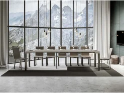 Sale Mesa consola extensível 90x40/300 cm Everyday Cachemira quadro Antracite Consola