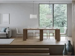ITAMOBY Consola*Mesa consola extensível 78x47/299 cm Allin Carvalho Natural extensões internas Natural claro