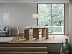 ITAMOBY Consola*Mesa consola extensível 78x47/299 cm Allin Carvalho Natural extensões internas Natural claro