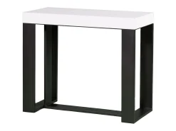 Mesa consola extensível 90x40/196 cm Futura Small Cinza Branca quadro Antracite^ITAMOBY Best