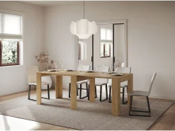 Mesa consola extensível 90x25/181 cm Slick Carvalho Natural*ITAMOBY Hot