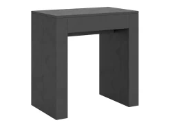 Best Mesa consola extensível 78x47/299 cm Allin Antracite Espatulado extensões internas Consola