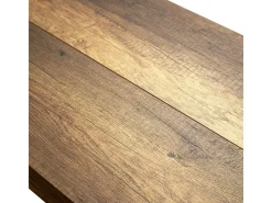 ITAMOBY Consola*Mesa consola extensível 90x40/300 cm Tecno Nogueira quadro Antracite Natural escuro