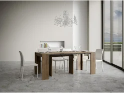 Mesa consola extensível 90x42/198 cm Mia Small Nogueira*ITAMOBY