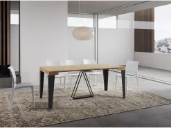 Mesa consola extensível 90x40/300 cm Algo carvalho natural quadro antracite*Ityhome Sale
