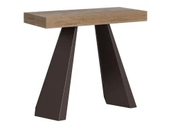 Mesa consola extensível 90x40/196 cm Diamante Small Carvalho Natural quadro Urso*ITAMOBY