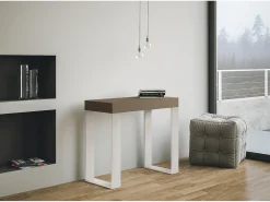 Online Mesa consola extensível 90x40/300 cm Tecno telaioTortora quadro Branco Consola