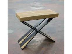 Mesa consola extensível 90x40/290 cm Diago Abeto tingido quadro Antracite*ITAMOBY Discount