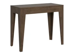 Outlet Mesa consola extensível 90x42/302 cm Isotta Nogueira Consola