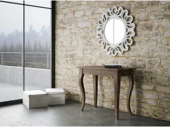 Mesa consola extensível 90x48/204 cm Olanda Small Nogueira^ITAMOBY Outlet