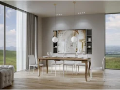 Mesa consola extensível 90x48/204 cm Olanda Small Nogueira^ITAMOBY Outlet