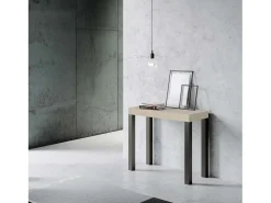 Online Mesa consola extensível 90x40/196 cm Everyday Small Cachemira quadro Antracite Consola