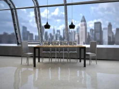 Mesa consola extensível 90x40/196 cm Everyday Small Evolution Carvalho Natural quadro Antracite*ITAMOBY Outlet