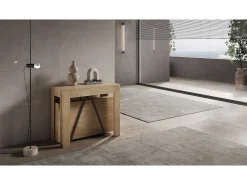 Mesa consola extensível 90x42/198 cm Scicca Small Cinza Branca*ITAMOBY Sale