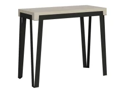 Mesa consola extensível 90x40/300 cm Rio Cachemira quadro Antracite*ITAMOBY Outlet