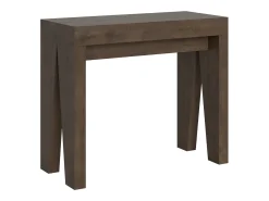Mesa consola extensível 90x40/196 cm Naxy Small Nogueira^ITAMOBY New