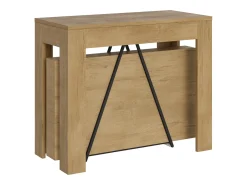 Mesa consola extensível 90x42/302 cm Scicca Carvalho Natural*ITAMOBY New